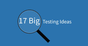 17 Big Testing Ideas eBook Cover