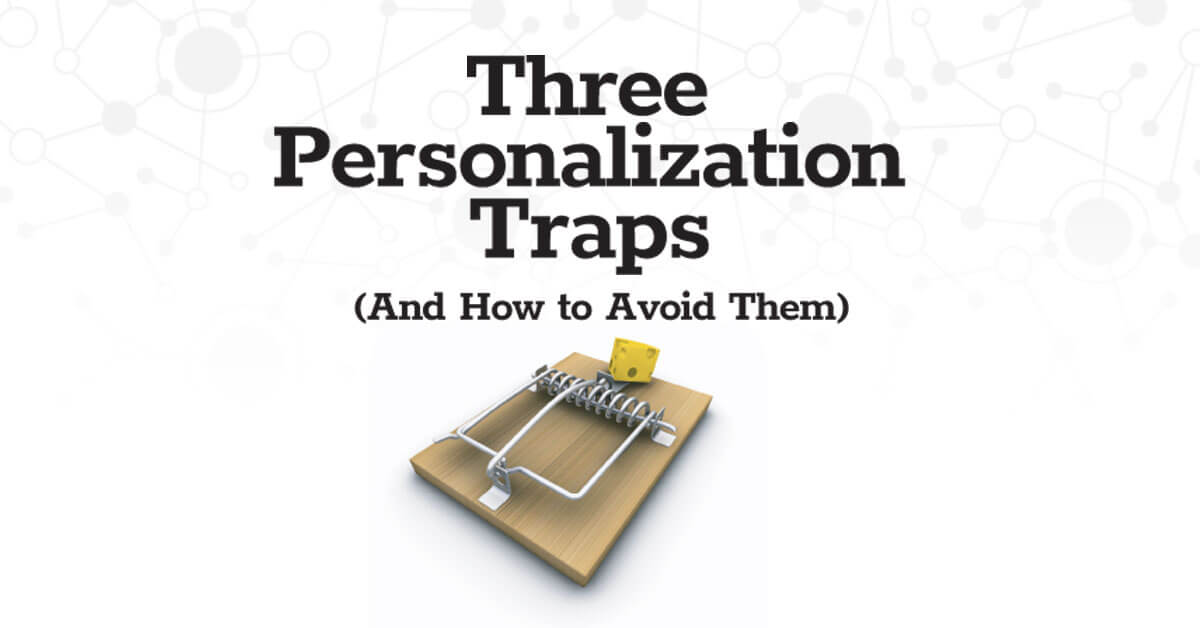 Three Personalization Traps eBook Cover