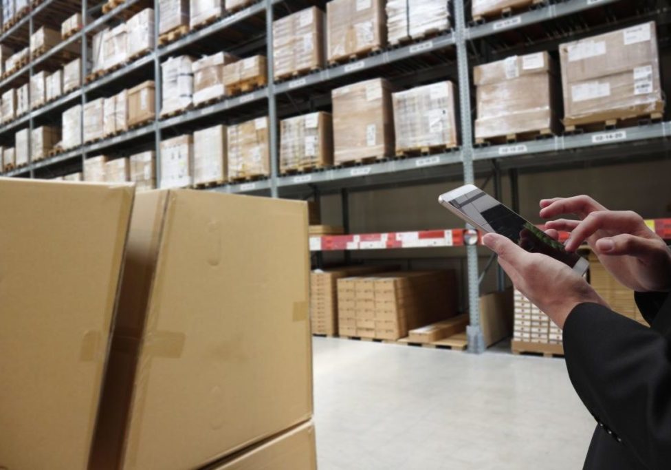 warehouse full of boxes of inventory